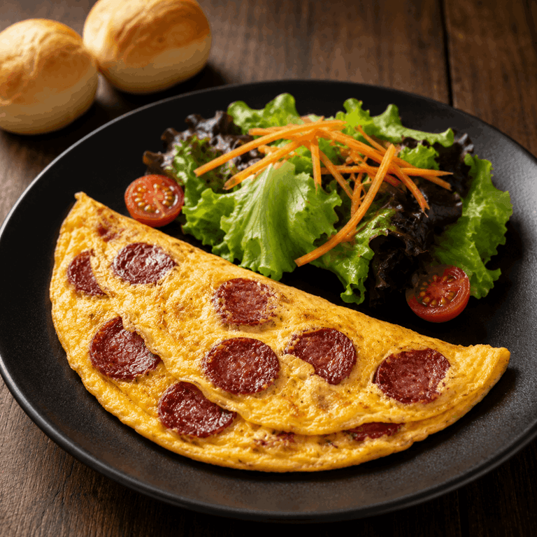 Sucuklu Omlet