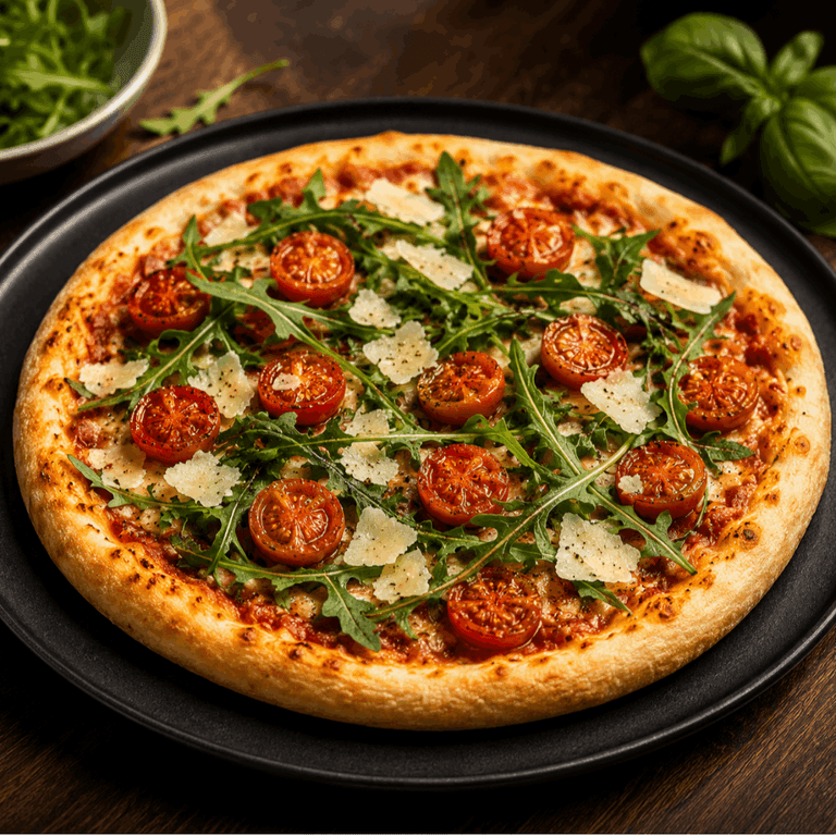 Sky Lounge pizza sunumu